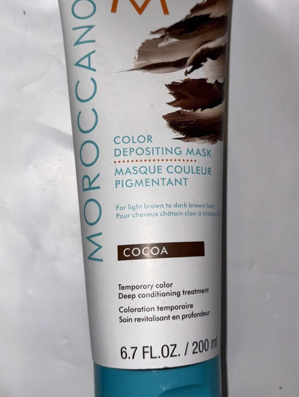 Open Box- Moroccanoil Color Depositing Mask: Cocoa Tint Temporary Color - 6.7 oz